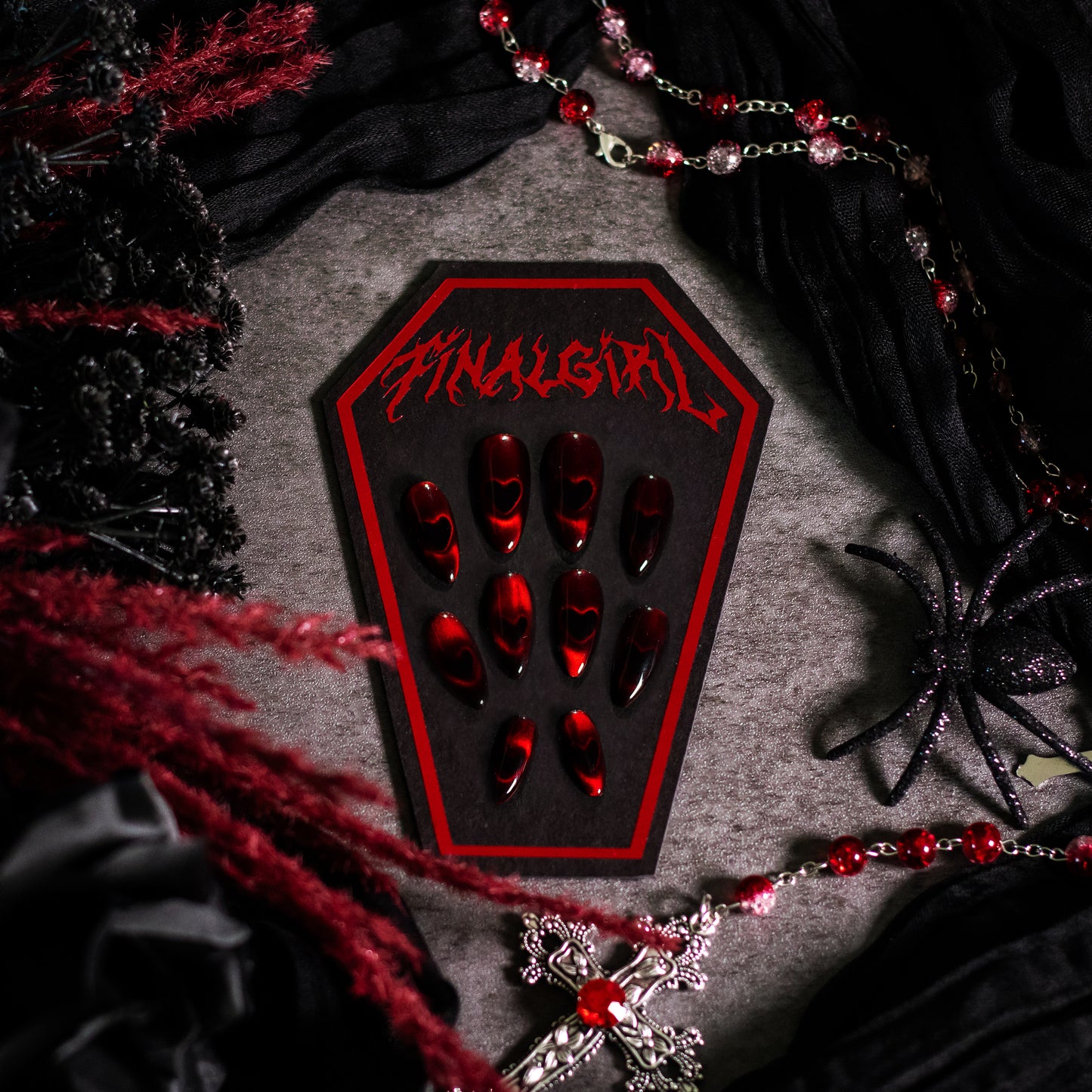 BEATING HEART - NAIL SET
