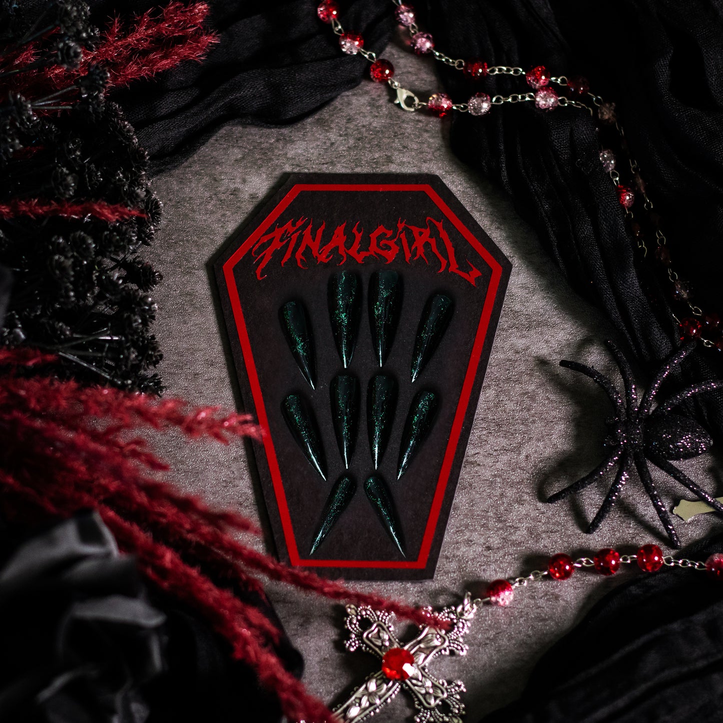 VIVIANITE - NAIL SET